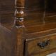 Antique English hooded lambing chair from the 18th century with hood shape