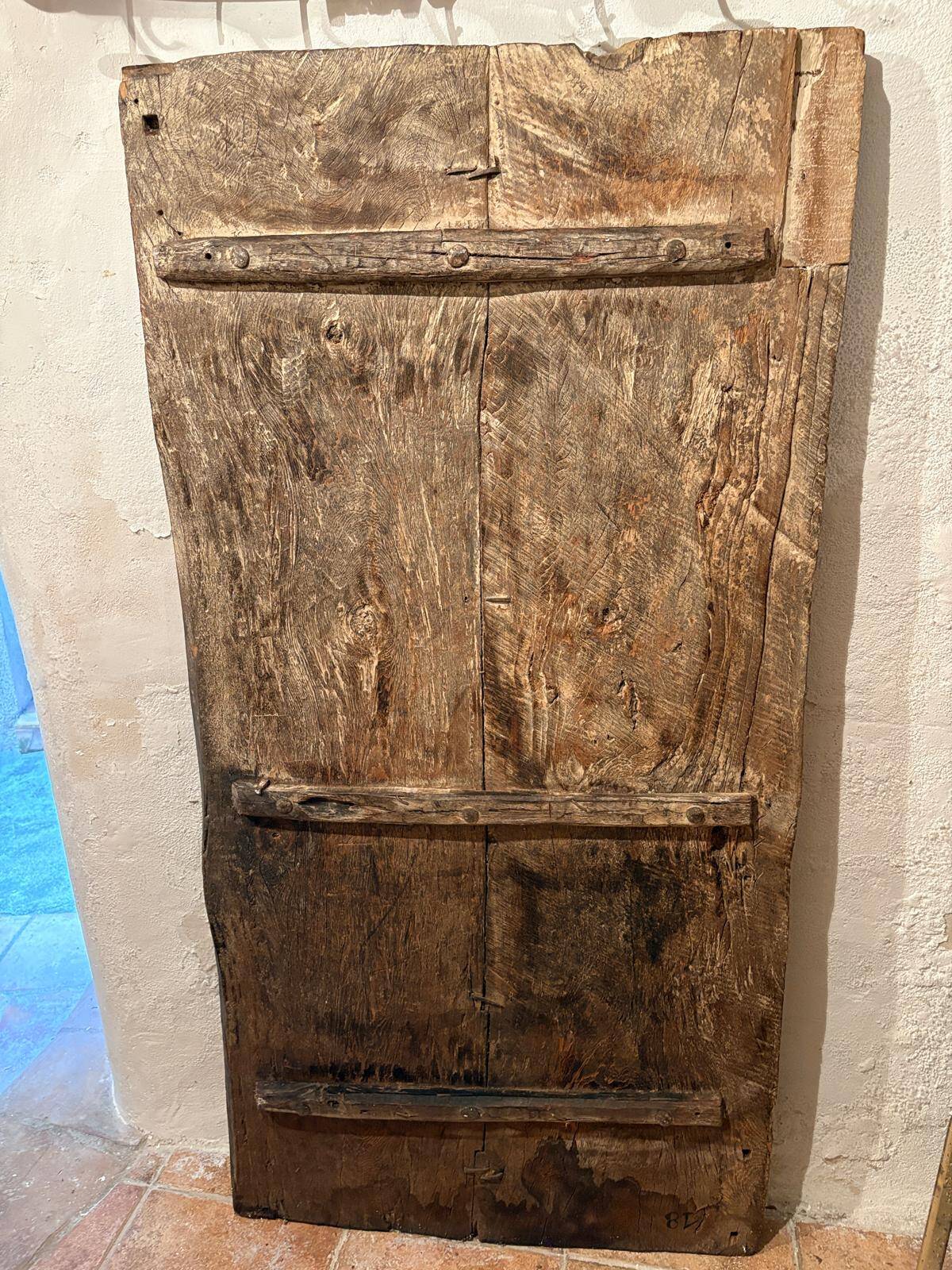 Ancient teak door from Orissa