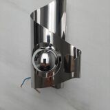 Wall light steel chrome year 70