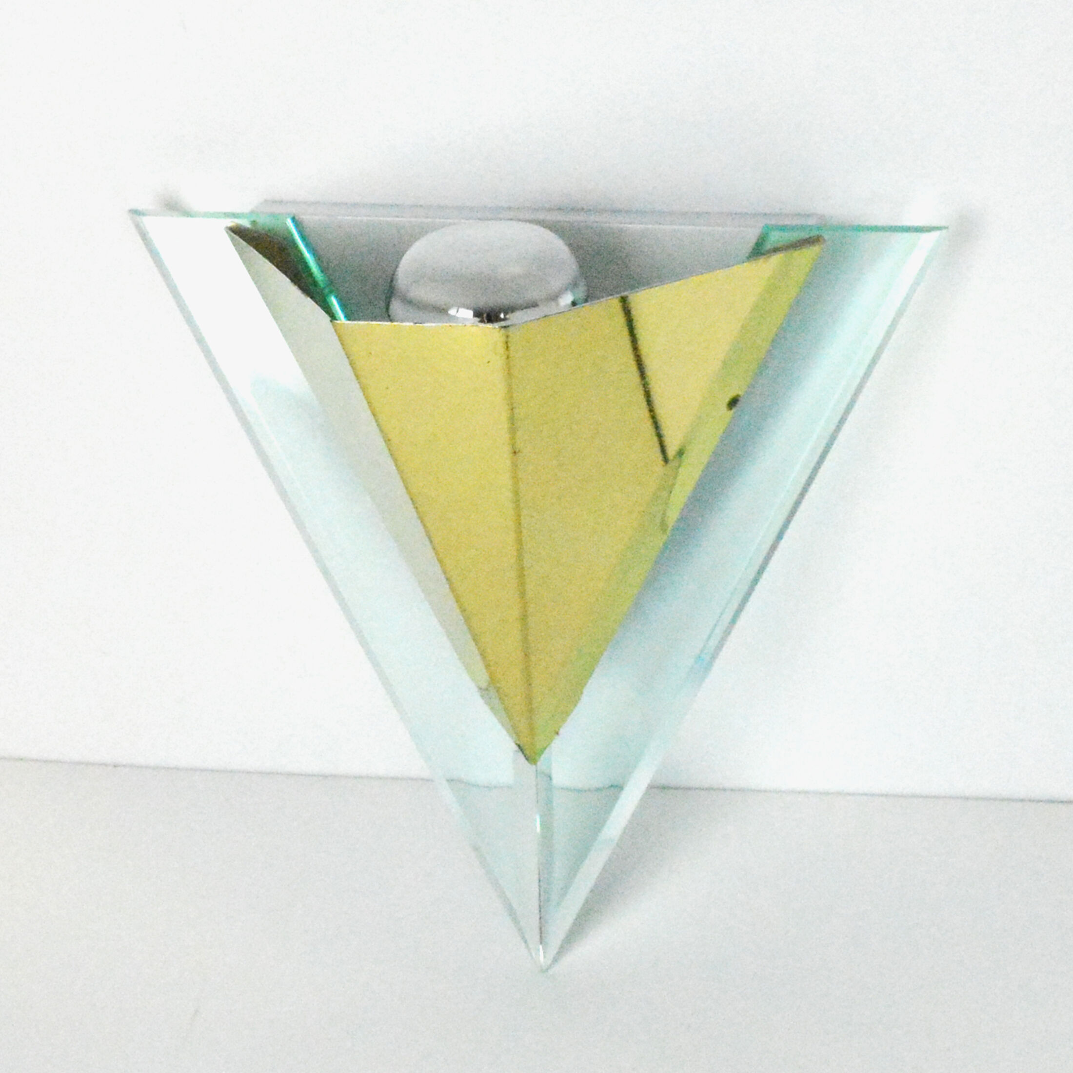 1980s modernist wall lamp Alaska Lux Lighting House Inc., Germany