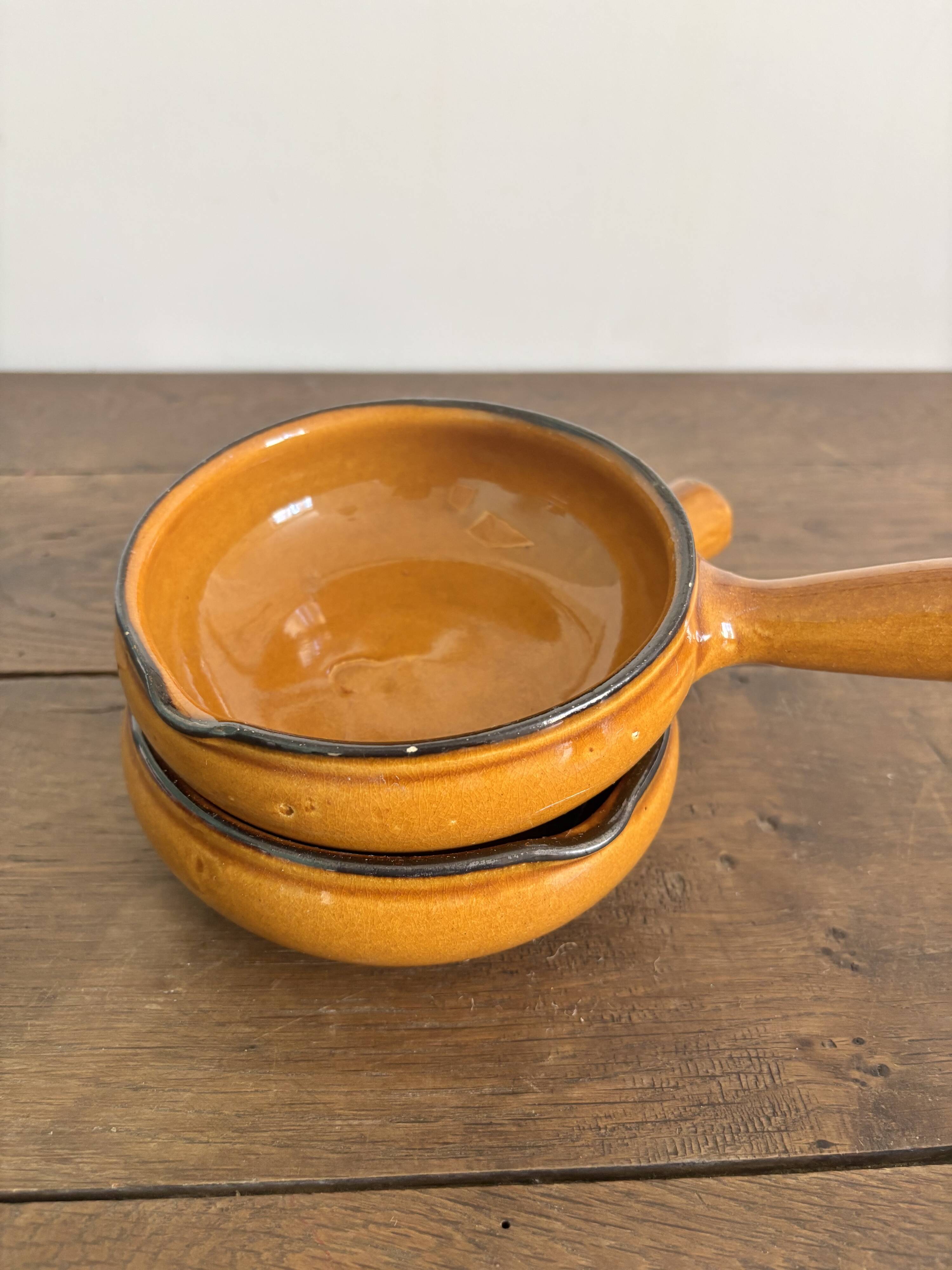 Ensemble de grès et céramiques vintage – Cuisine d'antan – Années 60-70