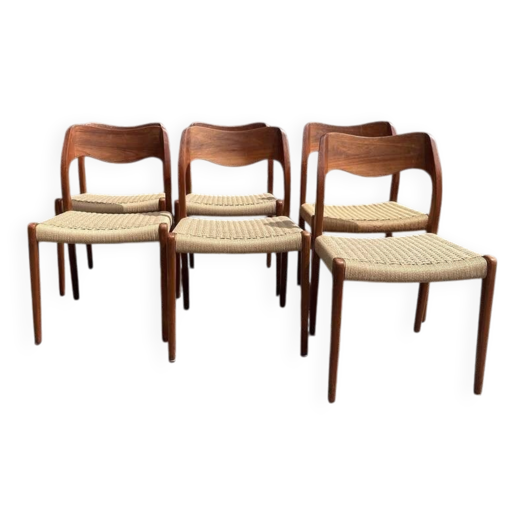 6 Danish chairs