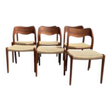 6 Danish chairs