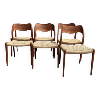 6 Danish chairs