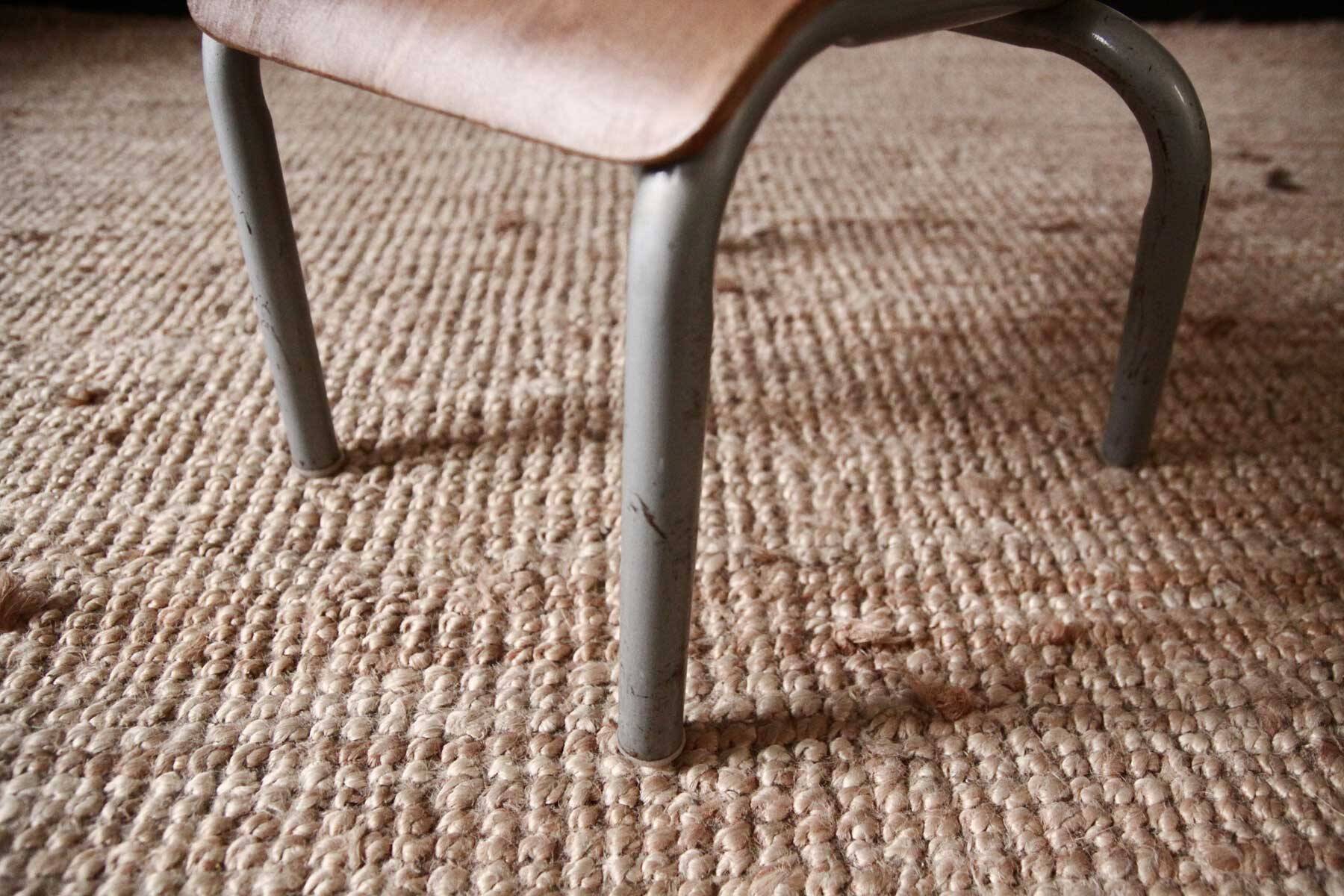 Old school chair in wood and metal