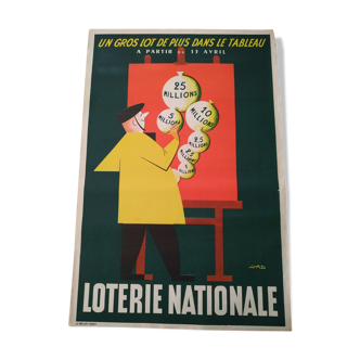 Former Gad National Lottery poster 1955