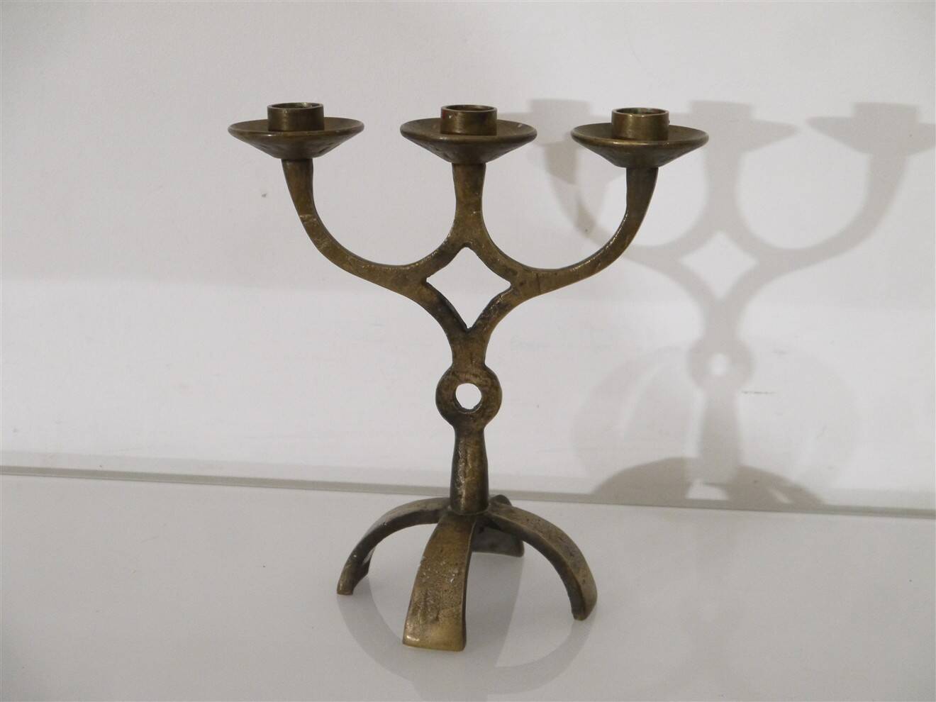 Swedish brass chandelier 1960