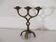 Chandelier suedois en laiton 1960