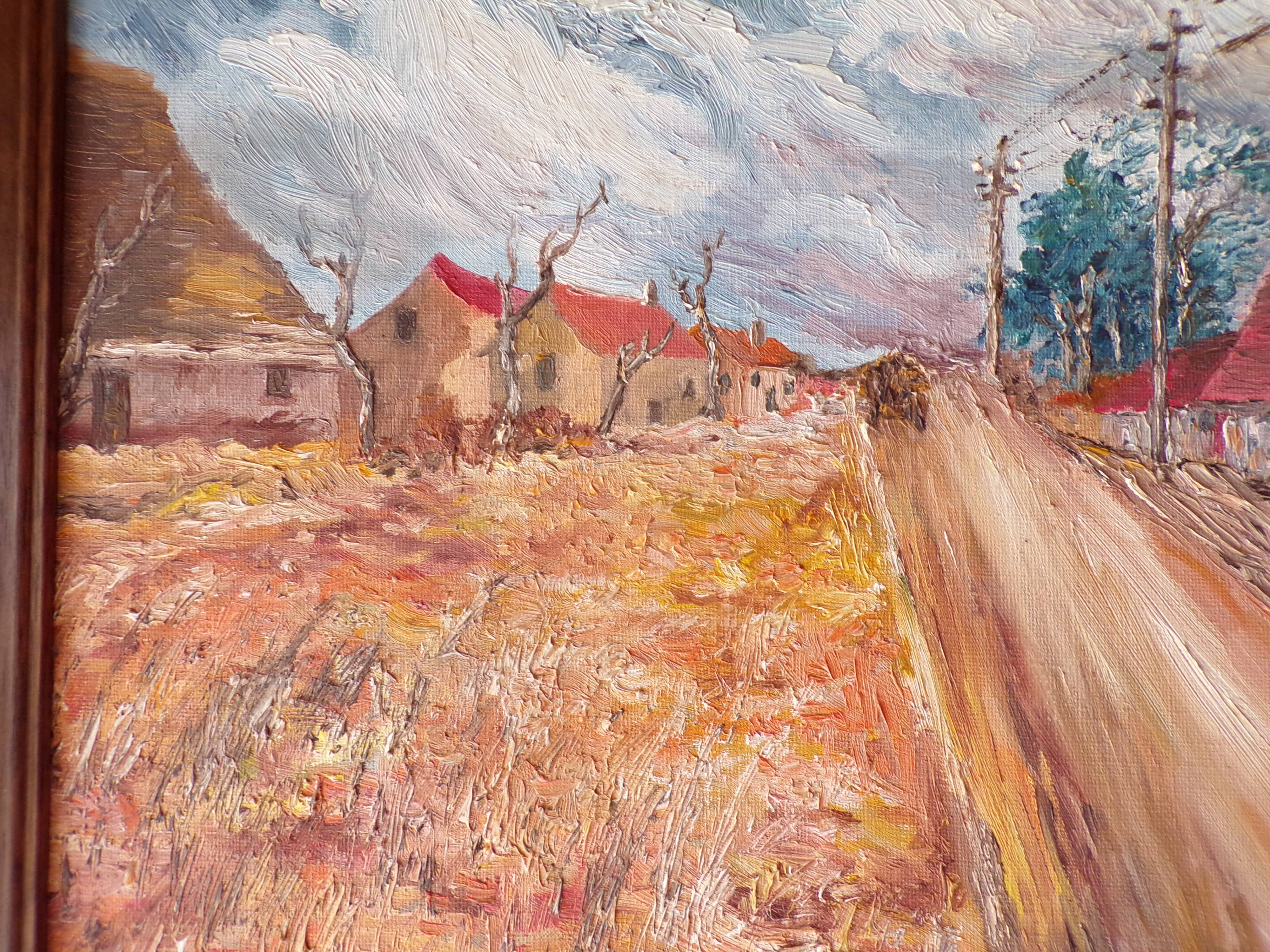 Landscape Breton oil on canvas