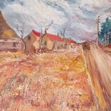 Landscape Breton oil on canvas