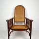 Fischel canned armchair with rack and pinion around 1910