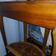 Console demi-lune Louis XV en marqueterie, style italien