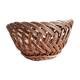 Braided wicker fruit basket