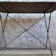 Table de jardin pliante bistrot fer vintage début XXe