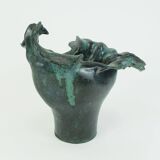 danish modern ceramic VASE bowl studio pottery conny walther demark 60s70s