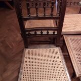 Chaises cannées