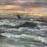 A. Claessens. Seascape. Large format.