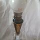 Lampe à poser en verre et cuivre