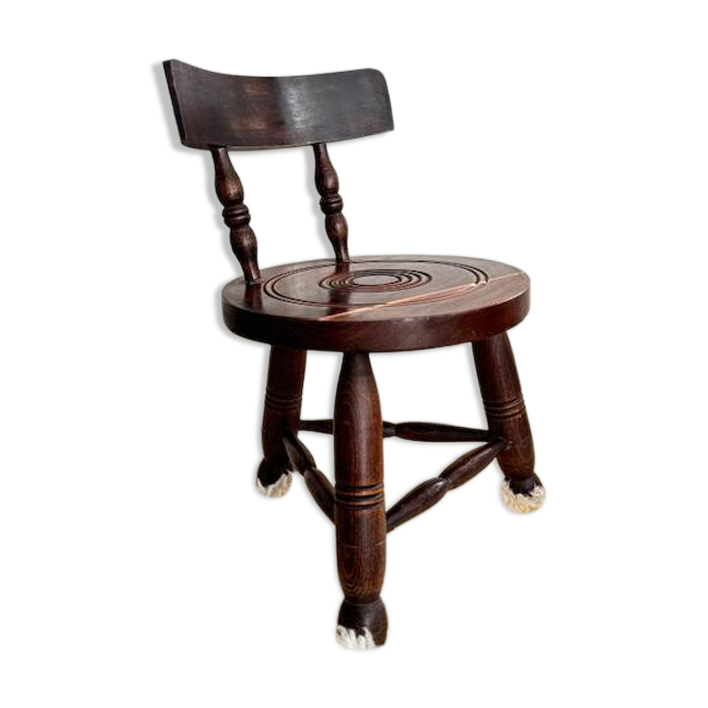 1 brutalist chair by Charles Dudouyt