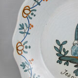 Assiette en faïence nevers n°3
