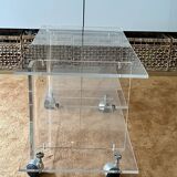 Meuble télé- Table d'appoint- Bout de canapé- Plexiglas - David Lange