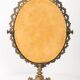 Miroir vintage doré mi-siècle, Italie, années 1960