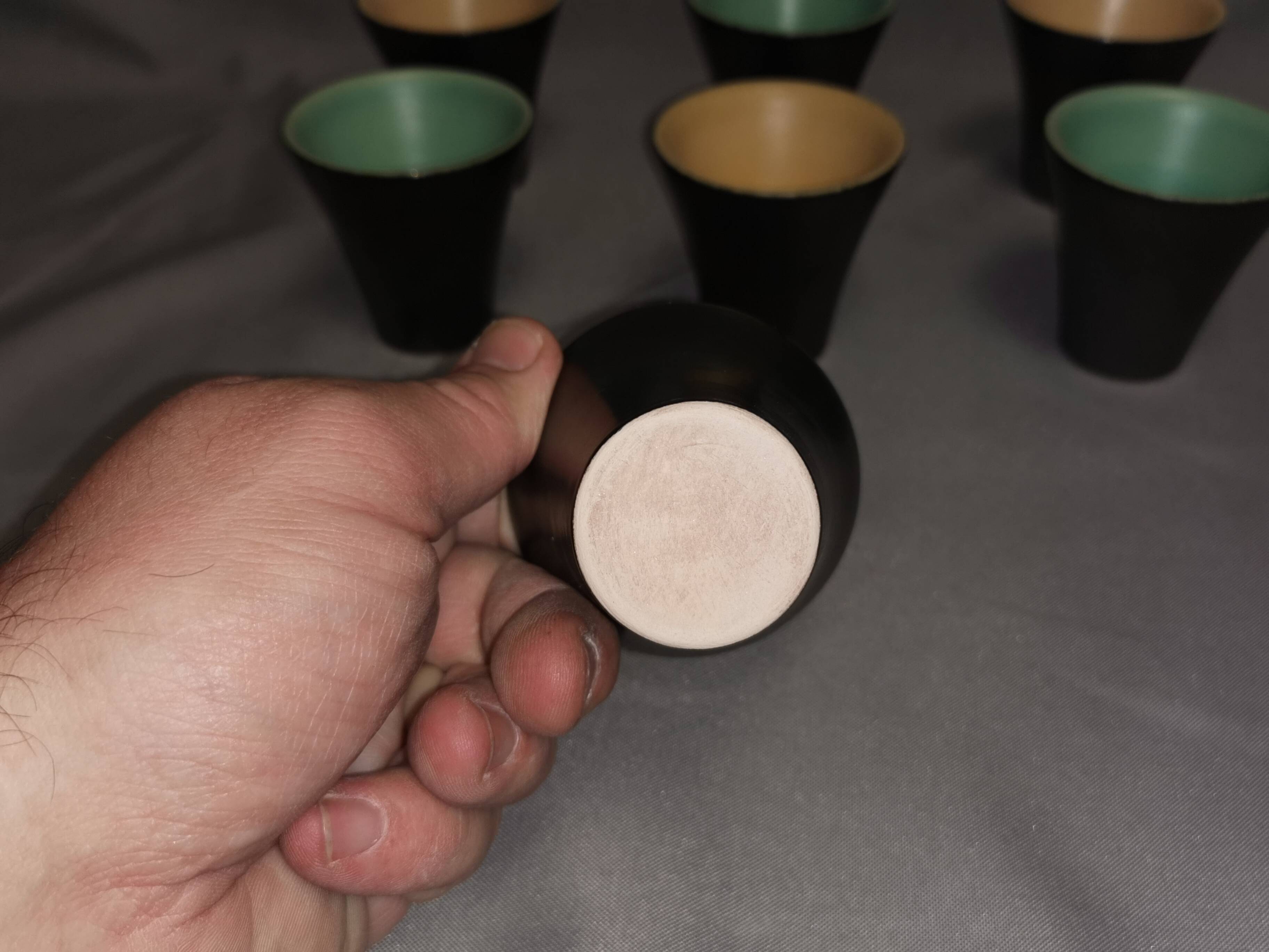 Set of 7 vintage coffee cups 50s 60s