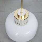 Mid-century opaline pendant lamp