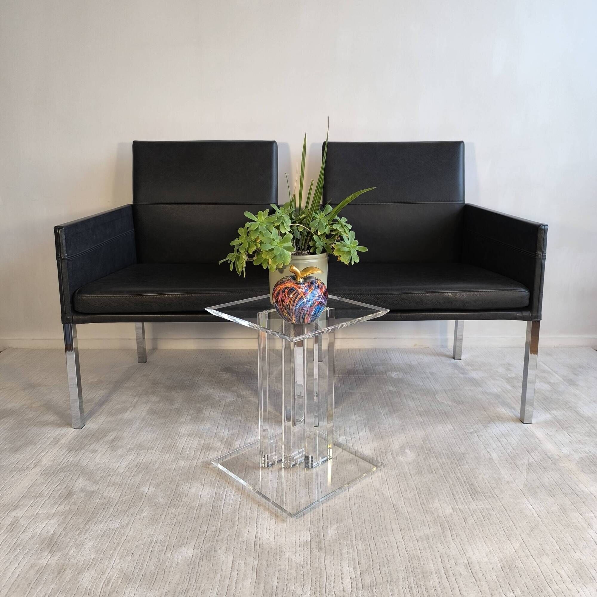 Superb pair of KFF "Texas" armchairs by Karl Friedrich Förster.