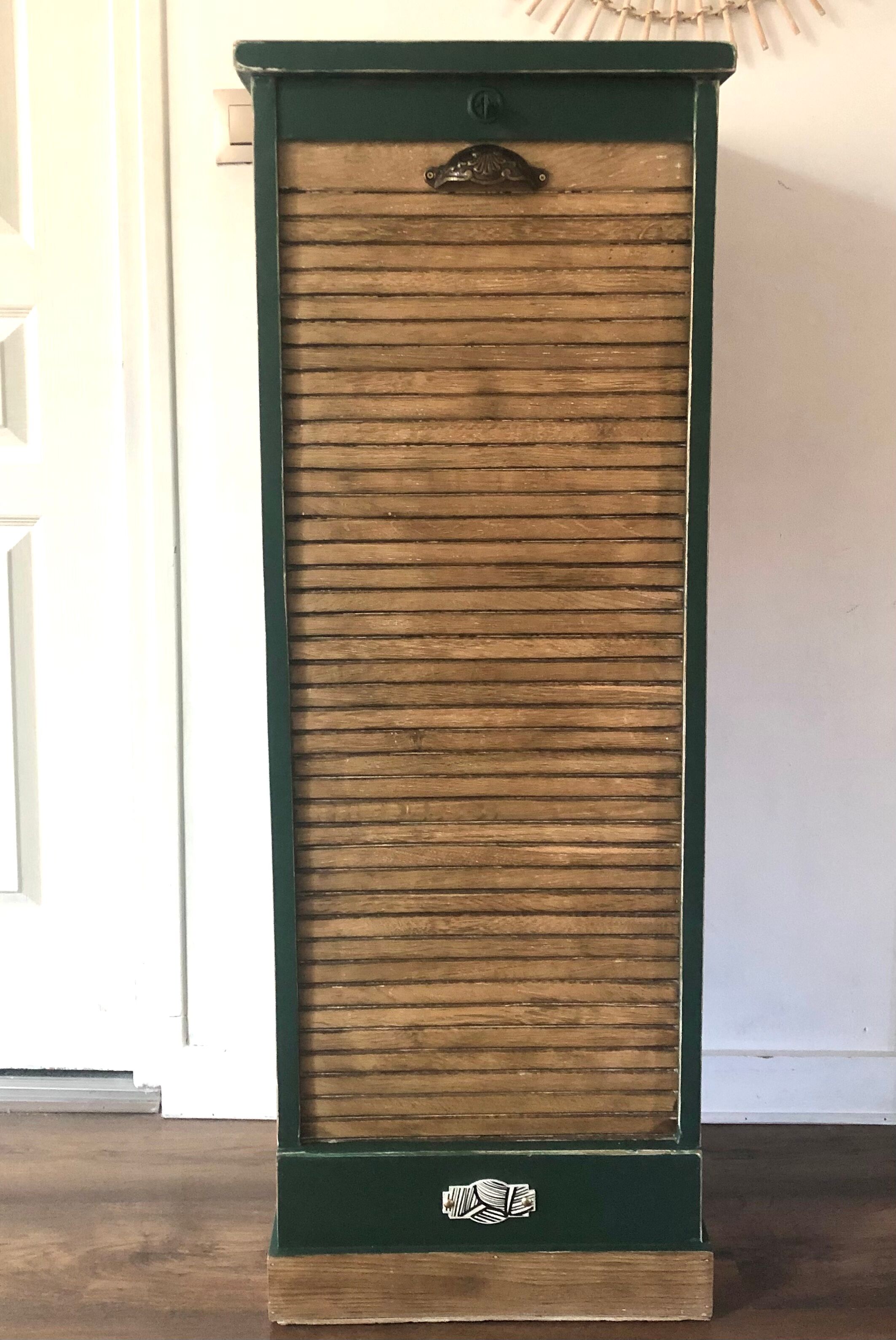 Vintage binder cabinet