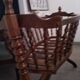 Antique swan neck cradle in very good condition.