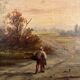 Tableau HST 19th century signed Borough "Animated Landscape"