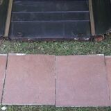 Fireplace XVIII° black marble louis XIV style with narrowed and floor slabs