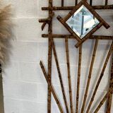 Ancien porte-manteau en bambou