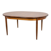 Mid-Century Oval Teak Extending Dining Table from G-Plan, United Kingdom, 1960s