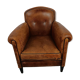 Vintage Sheepskin Club Chair - Raw Patina, Man Cave Essential