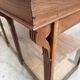 Glass-fronted oak counter from the 19th century.