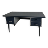 Bureau en métal style Ronéo, années 60-70