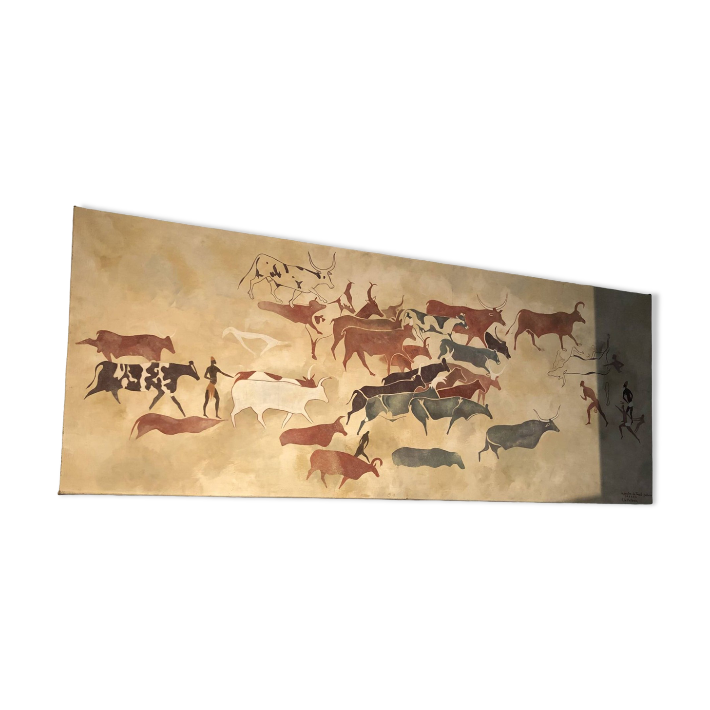 Painting “Tassiy cave” Georges le Poitevin