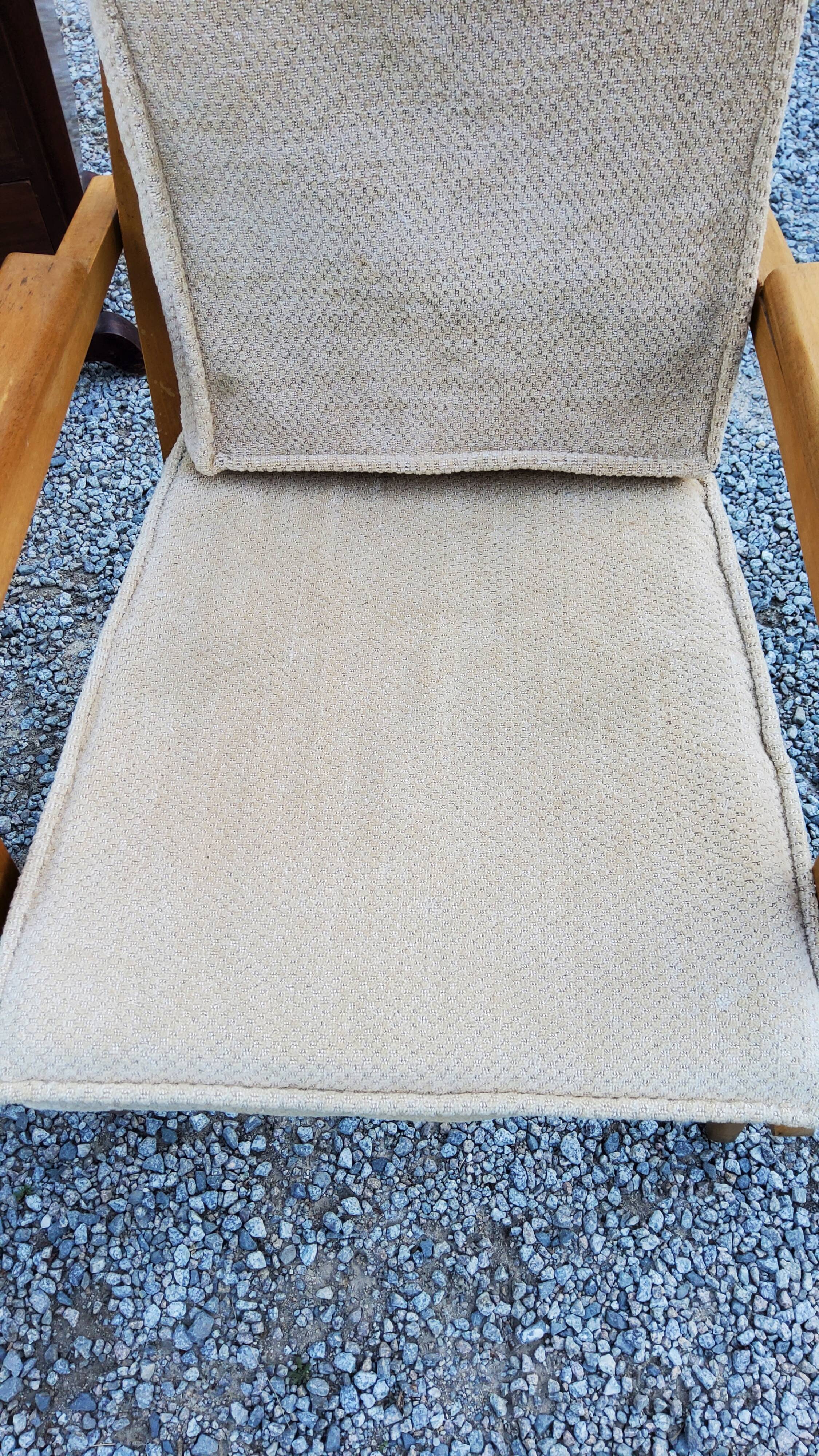 Pair of armchairs from the 50s free-span in blond beech