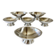 6 Guy Degrenne ice cream cups, 1970s-1980s