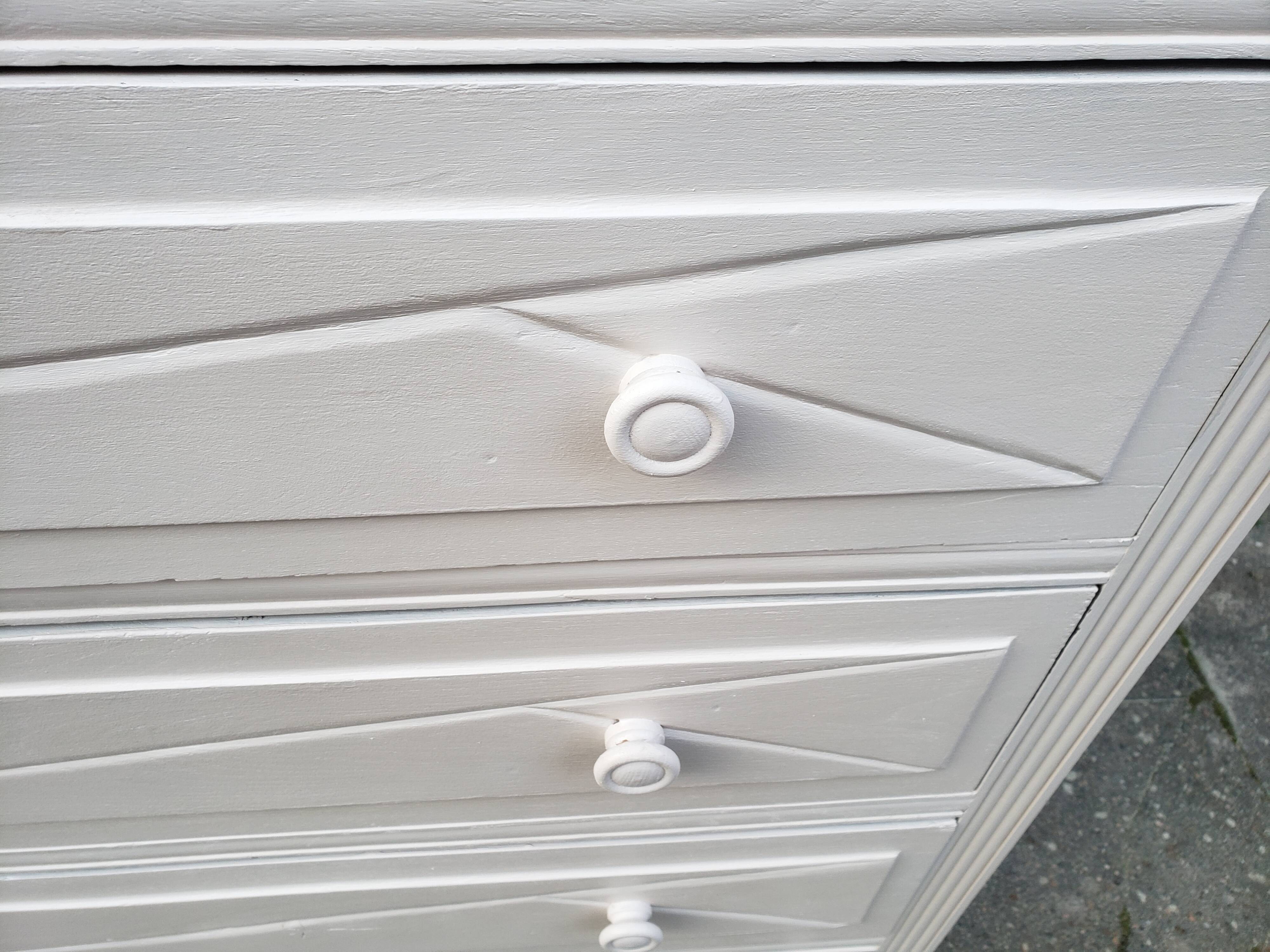 Dresser vintage powder white changing table