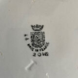 French Digoin Sarreguemines Soup Tureen Blue Flowers Made in France Earthenware