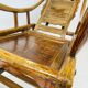 Antique chinese handcrafted bamboo lounge chair, 1900