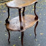 19th century solid wood serving cart