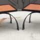 Paire de petites tables design