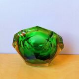 Murano glass ashtray, Flavio Poli, 1970s