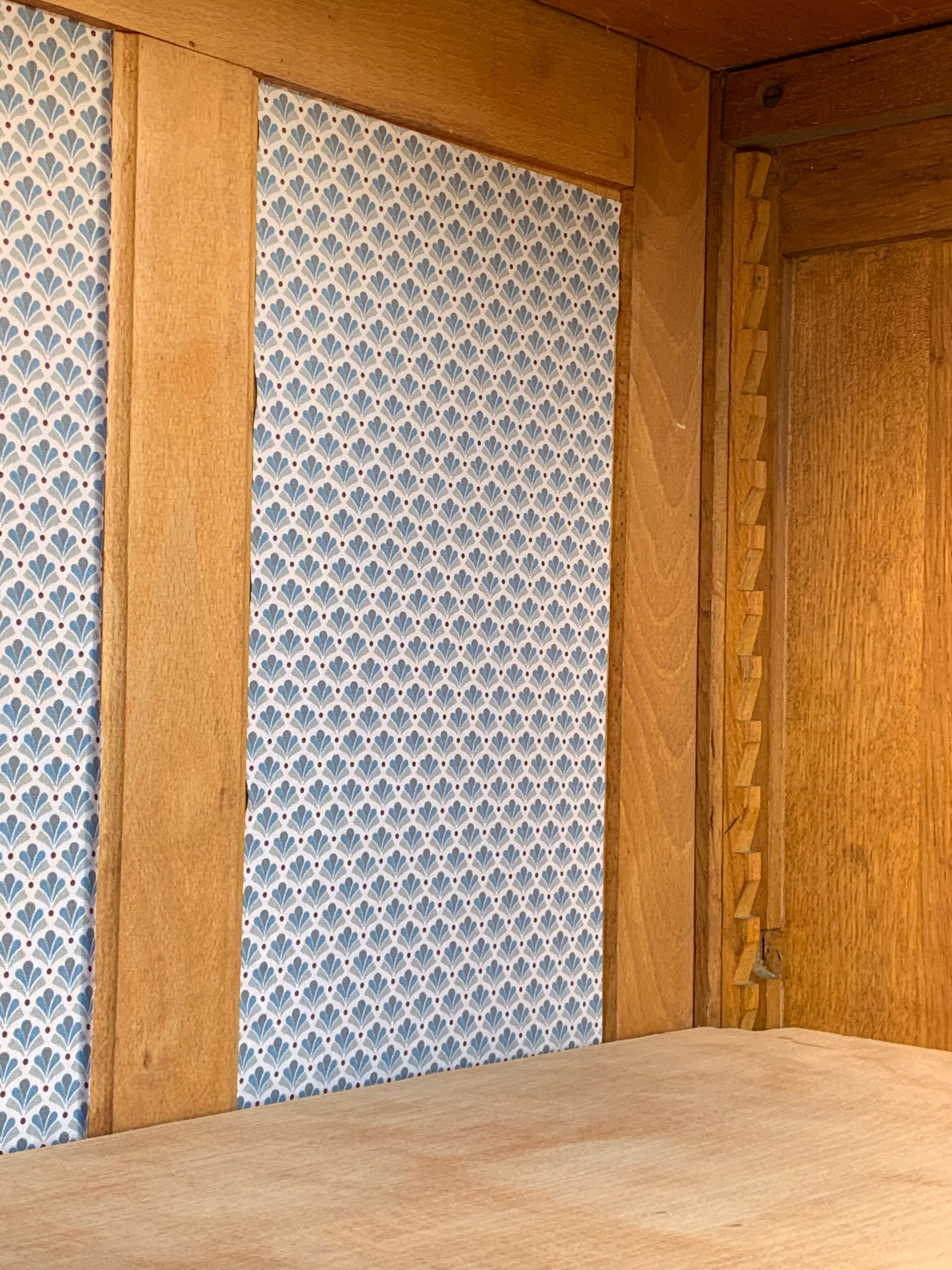 Blue wardrobe art deco 1930