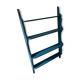 Blue wooden wall shelf