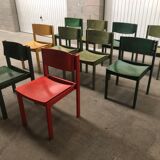 Series 10 colorful chairs design of the 80s